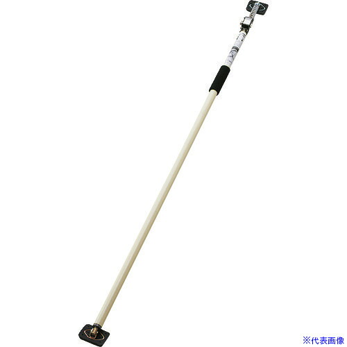 ■緑十字 突っ張りスタンド 適合サイズ1600～2900mm アイボリー KTSD－290 359003(1076857)[送料別途お見積り][法人限定][掲外取寄]