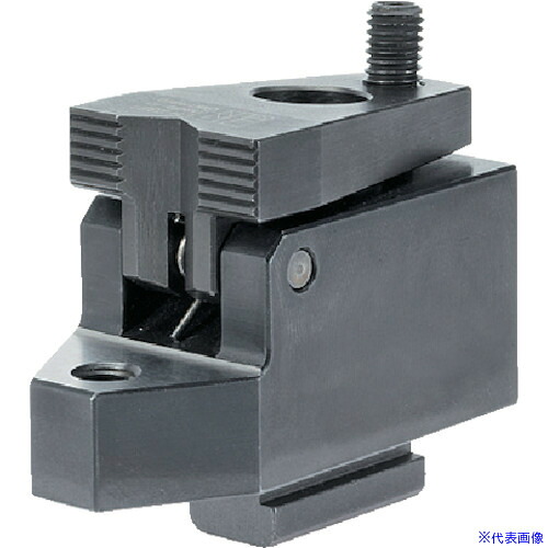 ■HALDER ダウンホールドクランプ レバー無し、台付 V溝付口金 23210.0572(1079981)[送料別途お見積り][法人限定][掲外取寄]｜ファーストFACTORY