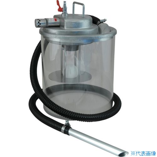 ■アクアシステム 高真空液体専用エア式バキュームポンプ (オープンペール缶用) APPQOHG(1083371)|ファーストFACTORY