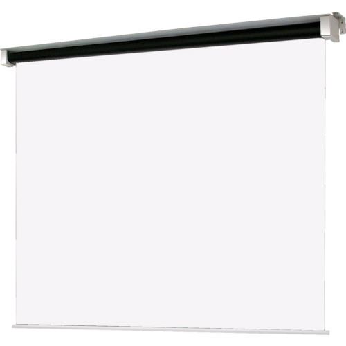 ■OS 80型 電動巻上式スクリーン ワイド マスク無し・ボックス収納タイプ SET080WNTR1WG103(1084946)[送料別途お見積り][法人限定][外直送]｜ファーストFACTORY