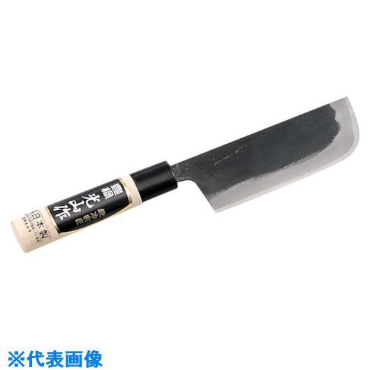 ■豊稔 光山作 黒打収穫包丁 HT8103(1115542)[送料別途お見積り][法人限定][掲外取寄]