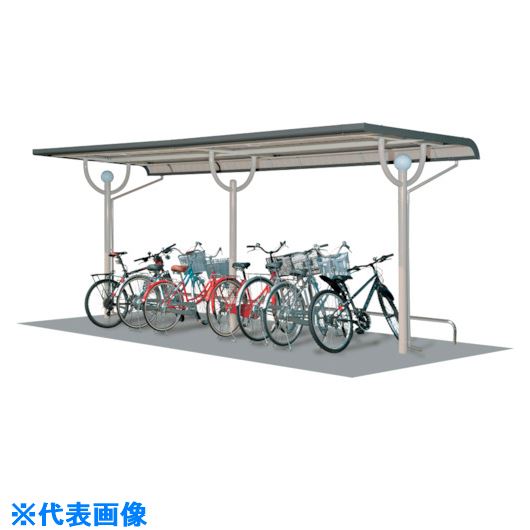 ■タクボ 10YP型自転車置場(追加棟) SP103YPUL(1119558)[送料別途見積り][法人・事業所限定][外直送]