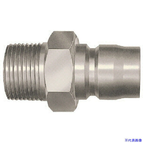 ■日東 TSPカプラ 鋼鉄製(めねじ取付用プラグ) 相手側Rc2(00826) 16TPMSTEEL(1133179)|ファーストFACTORY