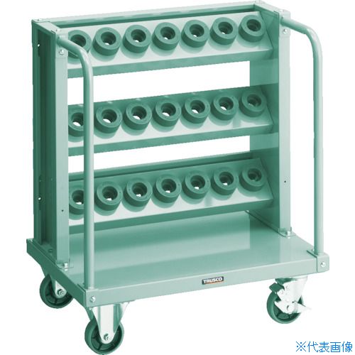 ■TRUSCO ツーリングワゴン HSK40A専用 3段 21個収納 VTLWF311(1146147)[法人限定][直送元]｜ファーストFACTORY