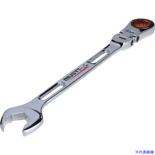 ■MUSTTOOL ダブルフレキ軽量ギアレンチ 22mm IM-DFGK22 12452(1146687)