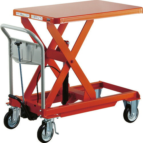 ■TRUSCO ハンドリフター 750kg 600X900 HLFAE750(1157827)[法人限定][直送元]｜ファーストFACTORY