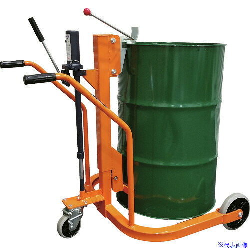 ■KSK ドラム缶運搬車 軽便ドラムカー 均等荷重300kg CDX300(1160003)[送料別途お見積り][法人限定][直送]