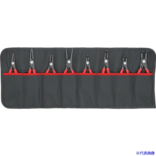 ■KNIPEX 8本組 精密スナップリングプライヤー 001958V02(1160685)|ファーストFACTORY