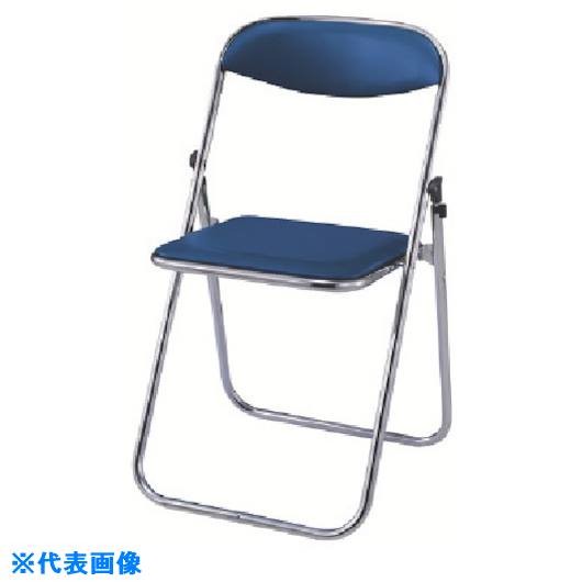 ■NAIKI 折りたたみイス 453×430×740 E638PMBL(1170293)[送料別途お見積り][法人限定][外直送]