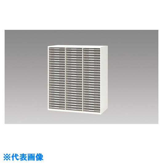 ■NAIKI 収納庫 CW型 トレー書庫 浅型・B4用 W899×D450×H1050 CW0911BLSW(1183341)[送料別途お見積り][法人限定][外直送]