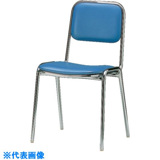 ■TOKIO 食堂用チェア 全幅×全高(mm):423×761 アイボリー アイボリー FSC200(I)(1202585)[送料別途お見積り][法人限定][外直送]