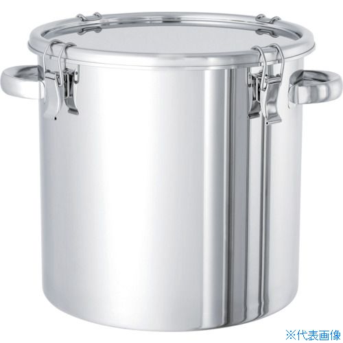 ■MONOVATE ステンレス密閉容器(キャッチクリップ式) 70L CTH43H(1210528)|ファーストFACTORY