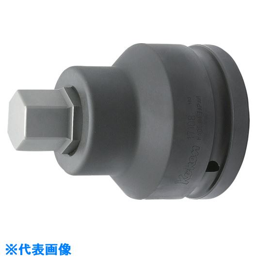 ■Ko－ken 38.1mm差込 インパクトヘックスビットソケット 32mm 17108.3232(1211932)[送料別途お見積り][法人限定][掲外取寄]