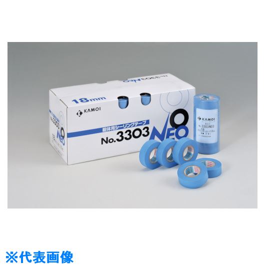 ■カモ井 マスキングテープ 躯体シーリング用(5巻入)【単位：PK】 3303NEOJAN24(1218174)×100[送料別途お見積り][法人限定][掲外取寄]