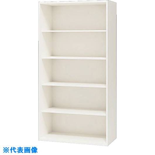 ■NAIKI 収納庫 CWS型 オープン書庫 W800×D400×H1750 CWS0818NW(1228972)[送料別途お見積り][法人限定][外直送]