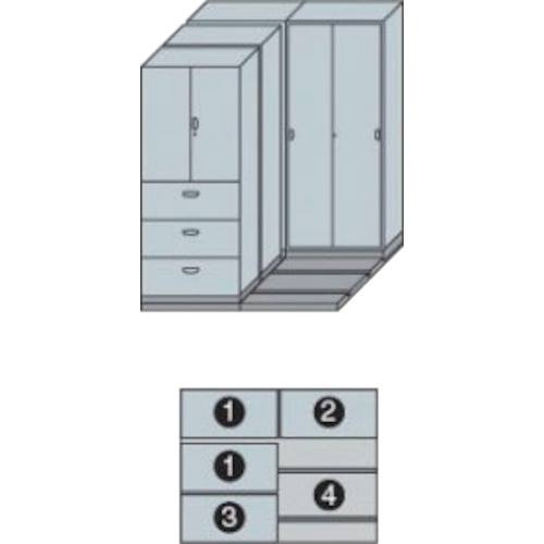 ■NAIKI NW型並行移動書庫用ベース MNW3221AAA(1232099)[送料別途お見積り][法人限定][外直送]