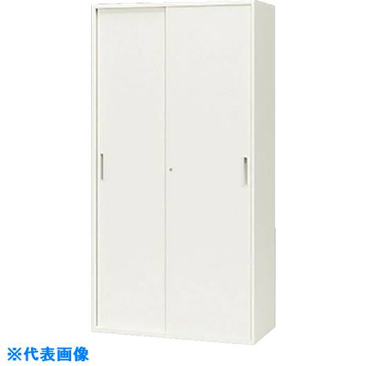 ■NAIKI CWL型 引違い書庫(2枚扉) W899&times;D500&times;H1750 CWL0918HWW(1232144)[送料別途お見積り][法人限定][外直送]｜ファーストFACTORY
