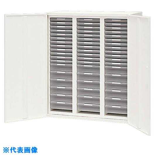 ■NAIKI 収納庫 CW型 トレー書庫 両開き扉 コンビ型・A4 W899×D450×H1050 CW0911KALCWW(1233732)[送料別途お見積り][法人限定][外直送]
