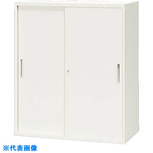 ■NAIKI 収納庫 CWL型 スチール引違い書庫(2枚扉) 899×500×1050 CWL0911HWW(1236858)[送料別途お見積り][法人限定][外直送]