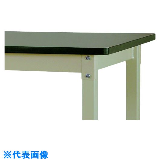 ■ヤマテック 中量作業台 ワークテーブル バイス専用タイプ 塩ビシート天板 W1800&times;D750&times;H740mm ヤマテックグリーン SZRV1875GG(1241804)[法人限定][外直送元]｜ファーストFACTORY