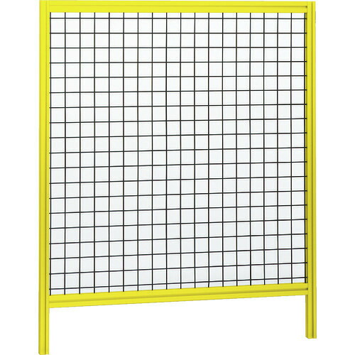 ■TRUSCO アルミ安全フェンス 間口1000mmX高さ1000mm ピッチ30 イエロー AF1010Y(1245982)[法人限定][直送元]｜ファーストFACTORY