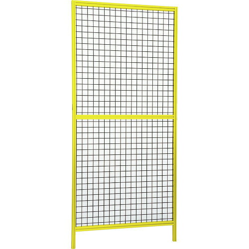 ■TRUSCO アルミ安全フェンス 間口1000mmX高さ1800mm ピッチ30 イエロー AF1810Y(1245990)[法人限定][直送元]｜ファーストFACTORY