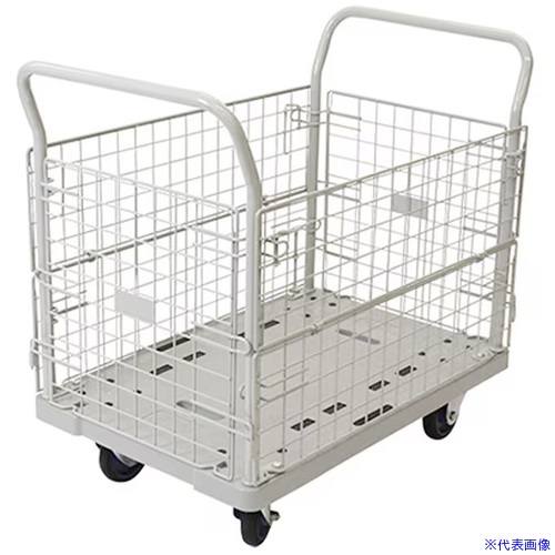■金象 プラキャリーラック 金網付L大 183561(1249607)[送料別途お見積り][法人限定][外直送]｜ファーストFACTORY