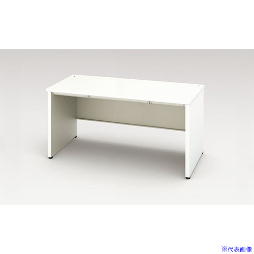 ■NAIKI 平デスク(パネル脚) XEHH型/天板:ホワイト 本体:クリアーホワイト/W1400&times;D700&times;H720 XEHH147FPWH(1252841)[送料別途お見積り][法人限定][直送]｜ファーストFACTORY 40,827円