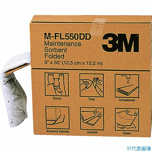 ■3M メンテナンスソーベント(フォールデッド)127mm×15.2m(1巻入) MFL550DD(1256432)