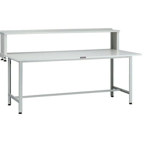 ■TRUSCO 軽荷重作業台(200kg)AO型 1800X900XH1044(全高) 上棚付 ホワイト色 AO1890YURB(1259171)[法人限定][直送元]｜ファーストFACTORY
