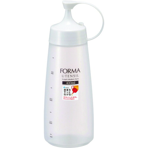 ■FORMA フォルマ 調味料ボトル 細口(大)ホワイト 214196(1280514)×120[送料別途お見積り][法人限定][掲外取寄]