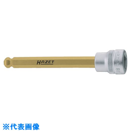■HAZET ヘキサゴンソケット(差込角9.5mm)ボールポイント 8801KK10(1282430)[送料別途お見積り][法人限定][掲外取寄]