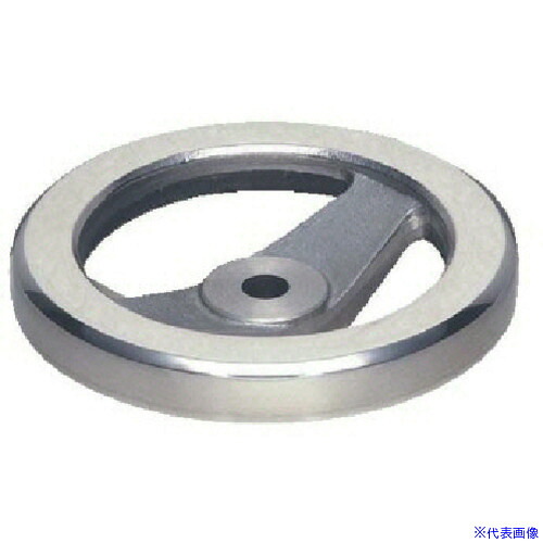 ■イマオ ハンドル アルミ2スポークハンドル車(加工付) ハンドル径125mm AL2SP125NM(1322352)[送料別途お見積り][法人限定][掲外取寄]