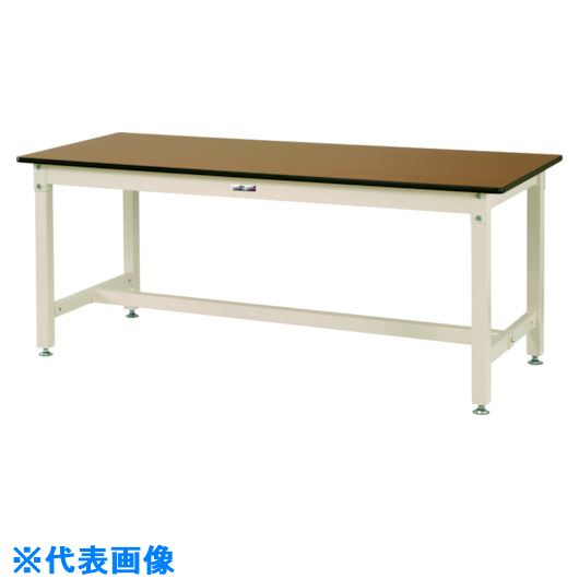 ■ヤマテック 中量作業台 ワークテーブル800シリーズ 固定式 W900×D600×H740mm 木目柄/ヤマテックアイボリー SVM960MI(1326002)[法人限定][外直送元]