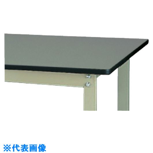 ■ヤマテック 軽量作業台 ワークテーブル300シリーズ 固定式 塩ビシート天板 W1200×D600×H740mm ヤマテックグリーン SWR1260GG(1327558)[法人限定][外直送元]