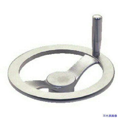 ■イマオ ハンドル ステンレスツースポークハンドル車(加工付) ハンドル径160mm STH160HN23(1334799)[送料別途お見積り][法人限定][掲外取寄]