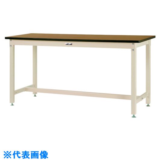 ■ヤマテック 中量作業台 ワークテーブル バイス専用タイプ メラミン天板 W900&times;D600&times;H900mm 木目柄/ヤマテックアイボリー SZMVH960MI(1338646)[法人限定][外直送元]｜ファーストFACTORY