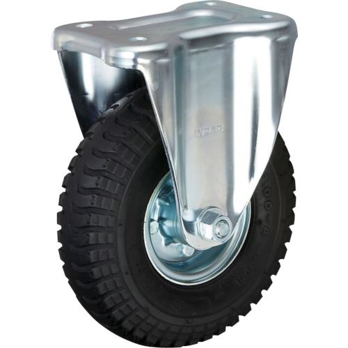 ■イノアック 重荷重用キャスター ニューマチック車輪・固定金具付 Φ227 2.504WK(1357152)[送料別途お見積り][法人限定][掲外取寄]｜ファーストFACTORY