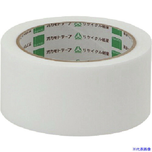 ■okamoto NO430 エステライトテープ クリーム 50ミリ シュリンク包装 430C50S(1357973)×40[送料別途お見積り][法人限定][掲外取寄]