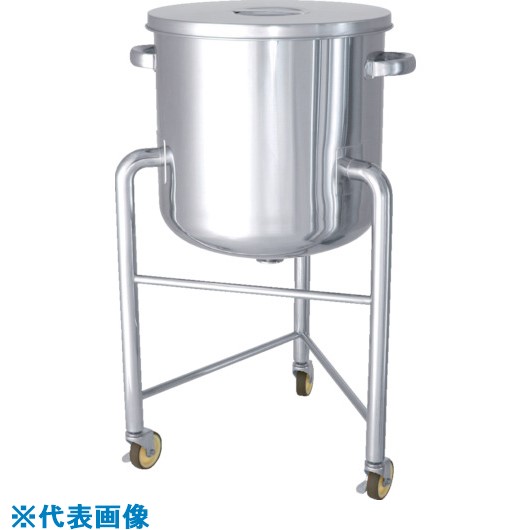 ■MONOVATE ステンレスタンク鏡板型汎用容器脚付200L DTSTL635(1360476)[法人・事業所限定][外直送元]｜ファーストFACTORY