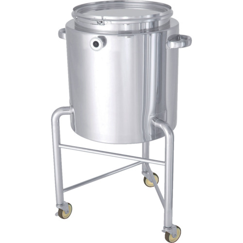 ■MONOVATE ステンレスホッパー型バンド式ジャケット容器脚付150L HTCTLJL565(1360508)[法人・事業所限定][外直送元]｜ファーストFACTORY