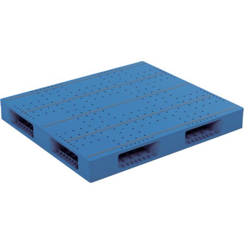 ■サンコー プラスチックパレット 840123 LX&minus;106120R4 ブルー SKLX106120R4BL(1361167)[送料別途お見積り][法人限定][外直送]｜ファーストFACTORY