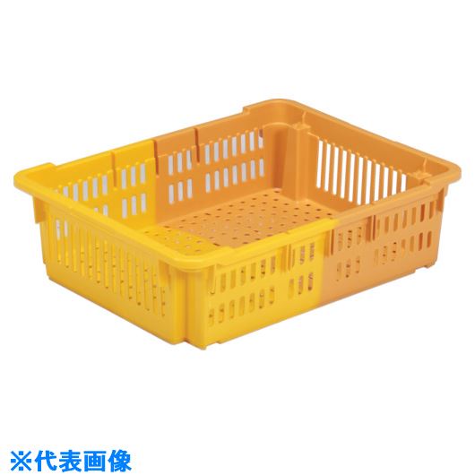 ■サンコー SNコンテナー 104508 C#46NLオレンジ/イエロー SKSNC46NLORYE(1361445)[送料別途お見積り][法人限定][外直送]