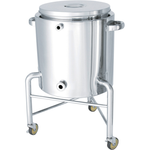 ■MONOVATE ステンレスタンク片テーパー型ジャケット容器脚付150L KTTSTJL565(1362023)[法人・事業所限定][外直送元]｜ファーストFACTORY