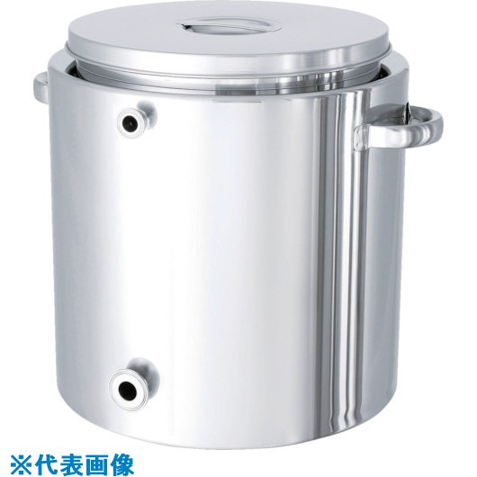 ■MONOVATE ステンレスタンク片テーパー型ジャケット容器100L KTTSTJ47H(1362028)[法人・事業所限定][外直送元]
