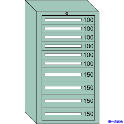 ■OS 中量キャビネット(6型) 間口693&times;奥行557&times;高さ1081mm最大積載量1200kg 61212(1362616)[法人限定][直送元]｜ファーストFACTORY 98,010円