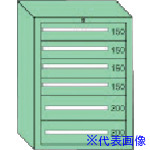 ■OS デラックス重量キャビネット 間口811&times;奥行557&times;高さ1081mm(若草色) DX1014(1364145)[法人限定][直送元]｜ファーストFACTORY