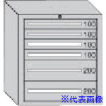 ■OS デラックス重量キャビネット 間口811&times;奥行557&times;高さ681mm(ライトグレー) DX807G(1364146)[法人限定][外直送元]｜ファーストFACTORY