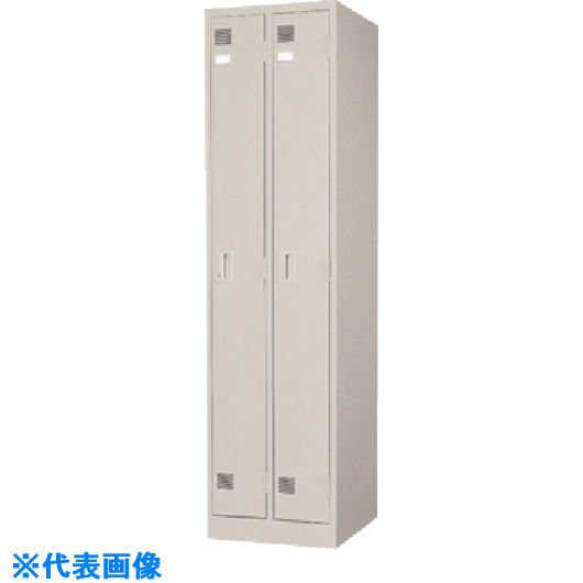 ■東洋 スタンドロッカー(2連) LK2STNG(1365661)[送料別途お見積り][法人限定][外直送]｜ファーストFACTORY