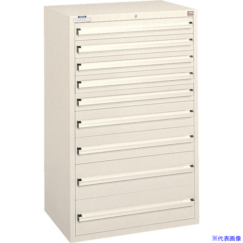 ■OS デラックス重量キャビネット 間口811&times;奥行557&times;高さ681mm(ライトグレー) DX607G(1367324)[法人限定][外直送元]｜ファーストFACTORY